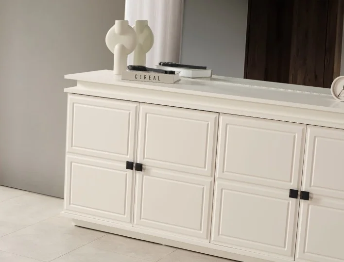 Vizyon Yemek Odası (Ön yüzler %100 mdf kasa suntalem malzemeden üretilmiştir)